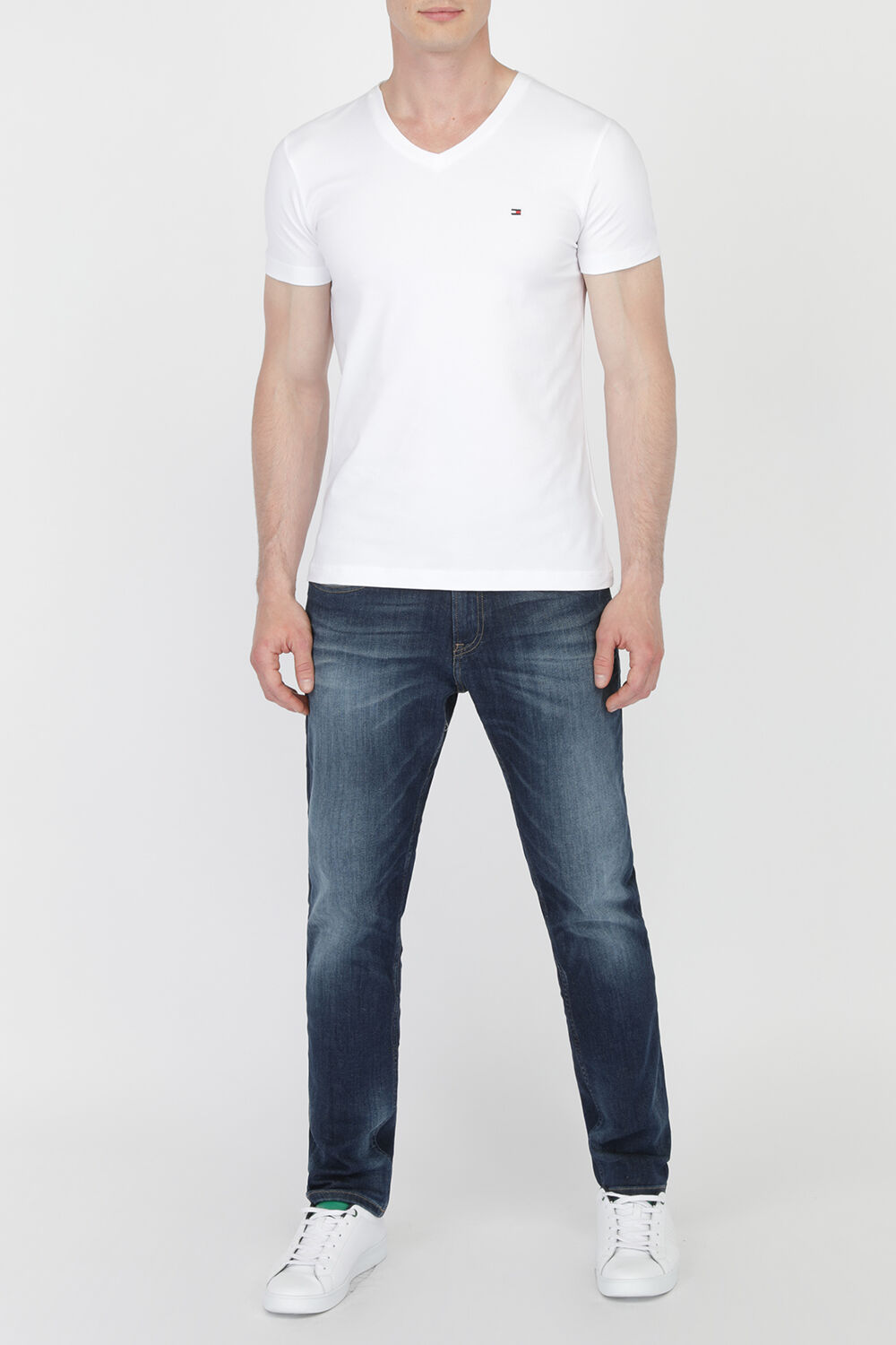 TOMMY HILFIGER חולצת סלים טי