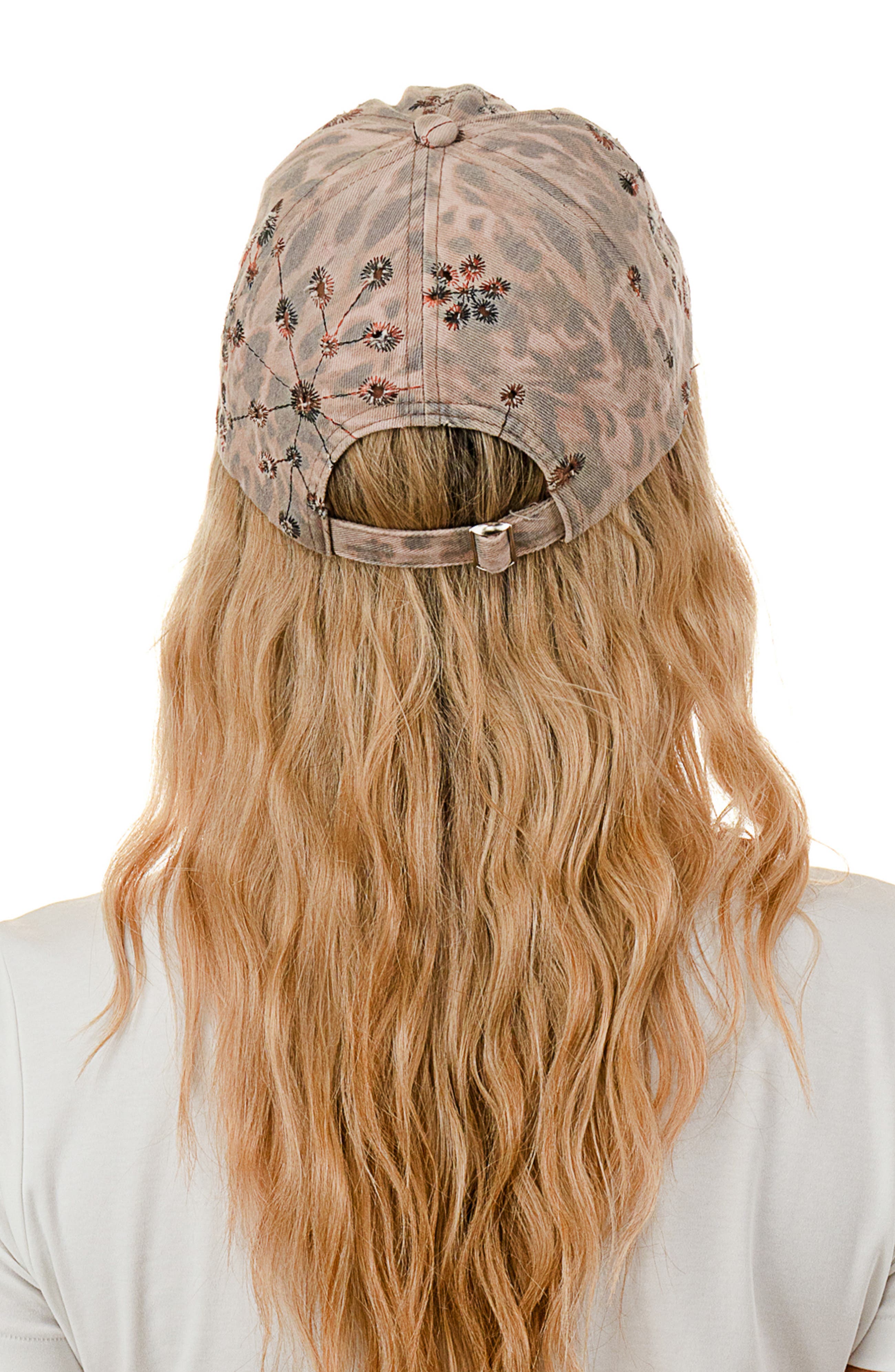 Nicole Miller Eyelet Baseball Cap