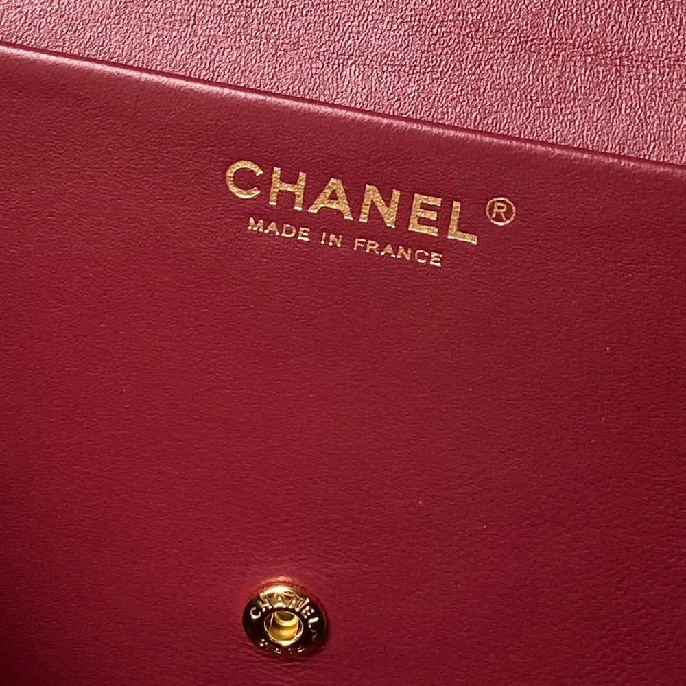 Chanel Classic Flap Gold Grained Leather Shoulder Bag product photo from LabelPicks