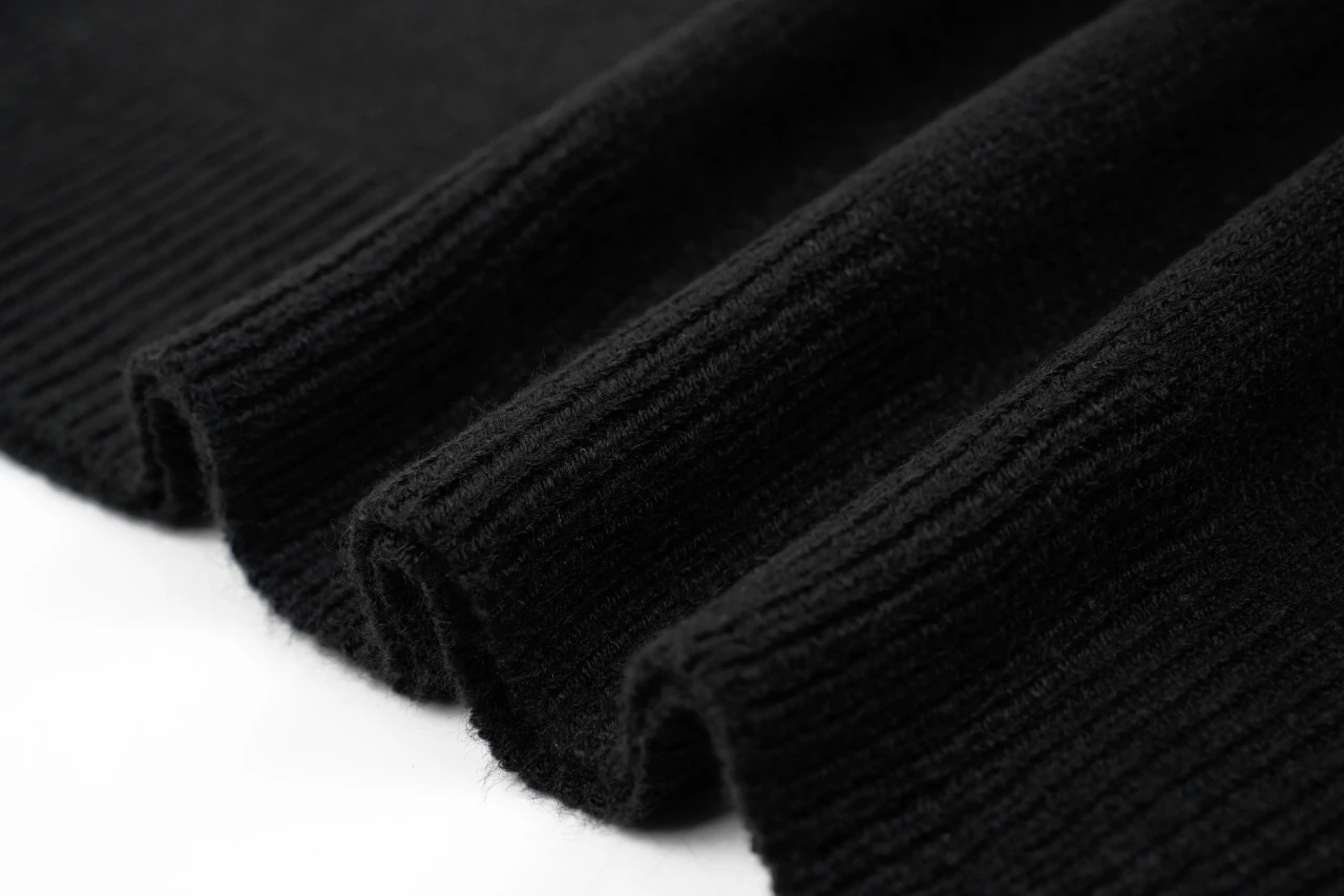 Ralph Lauren Black Pony Embroidered Plain Knit Half Zip Sweater product photo from LabelPicks