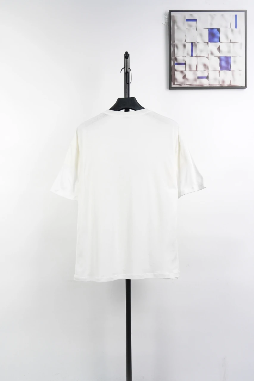 CELINE White Double-Layer Mesh Logo T-Shirt product photo from LabelPicks