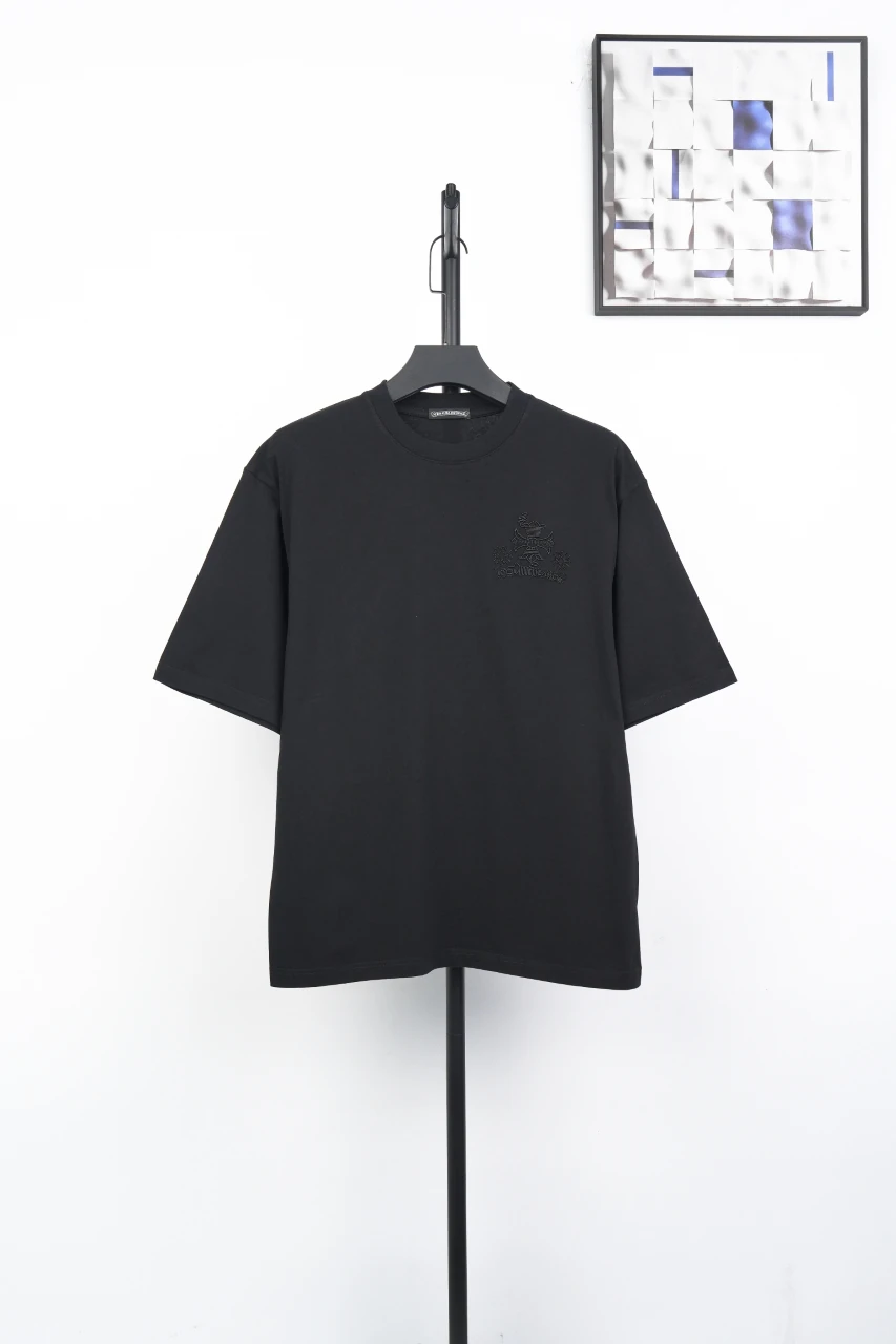Chrome Hearts Black Vase Chain Embroidered T-Shirt product photo from LabelPicks