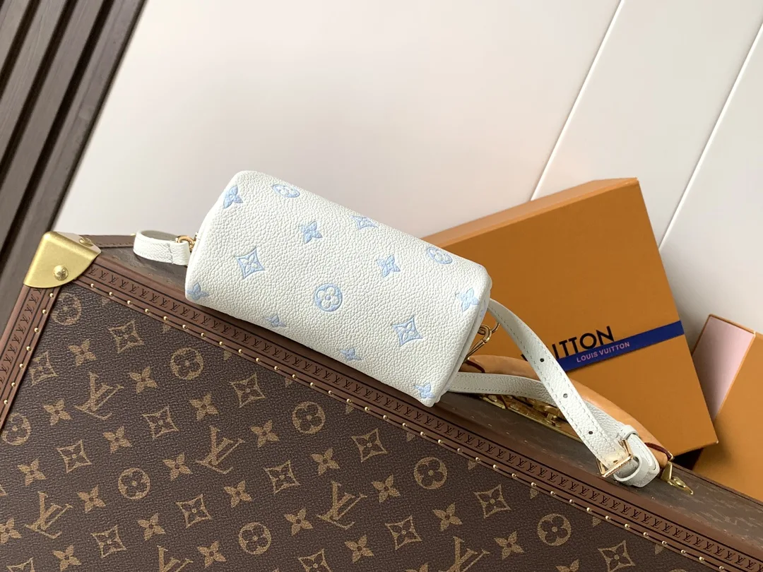 Louis Vuitton Speedy Pink Grained Leather Top Handle Bag product photo from LabelPicks