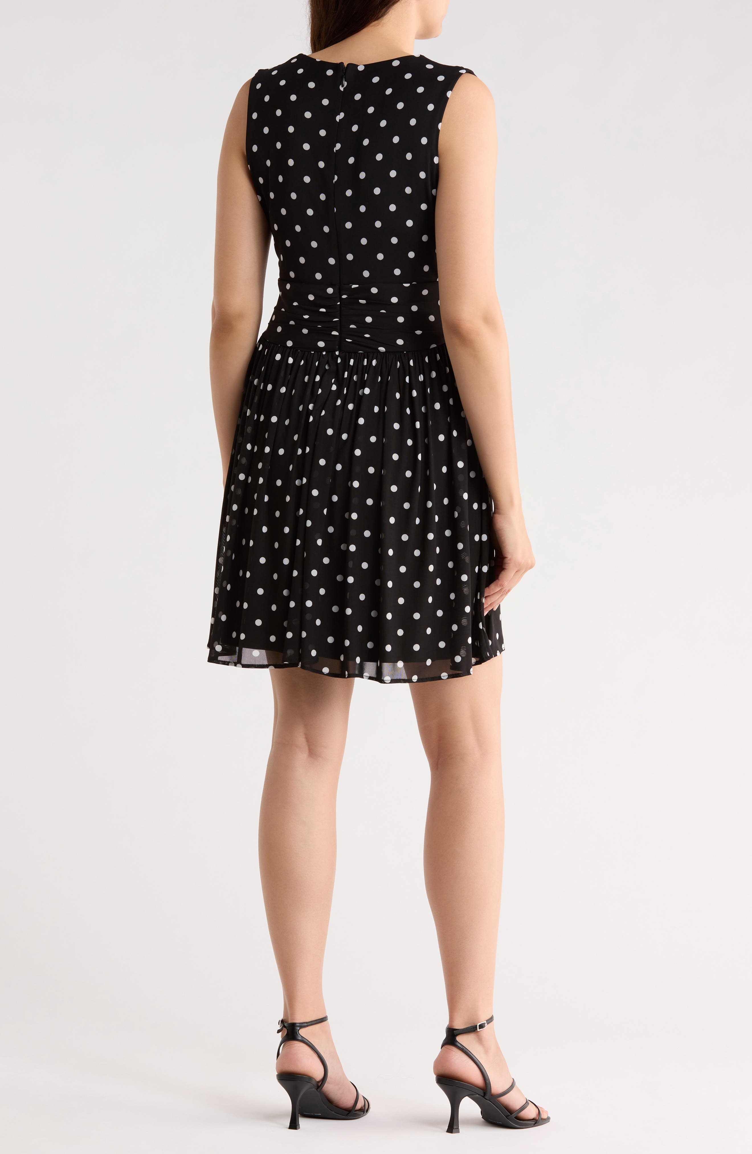 DKNY Sleeveless Fit & Flare Dress