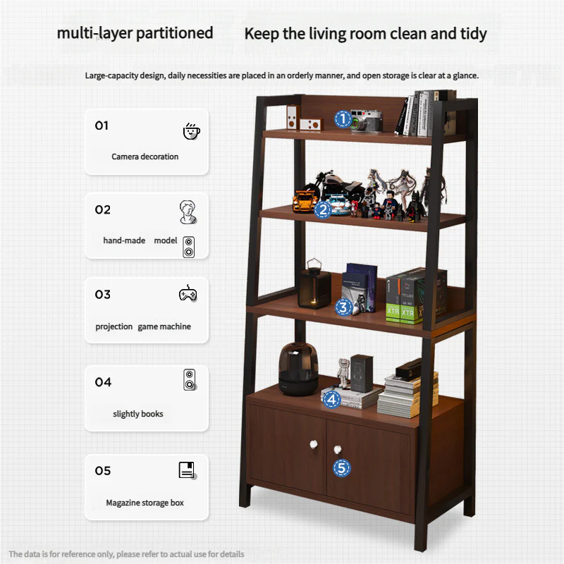 Household Ladder Wall Shelf