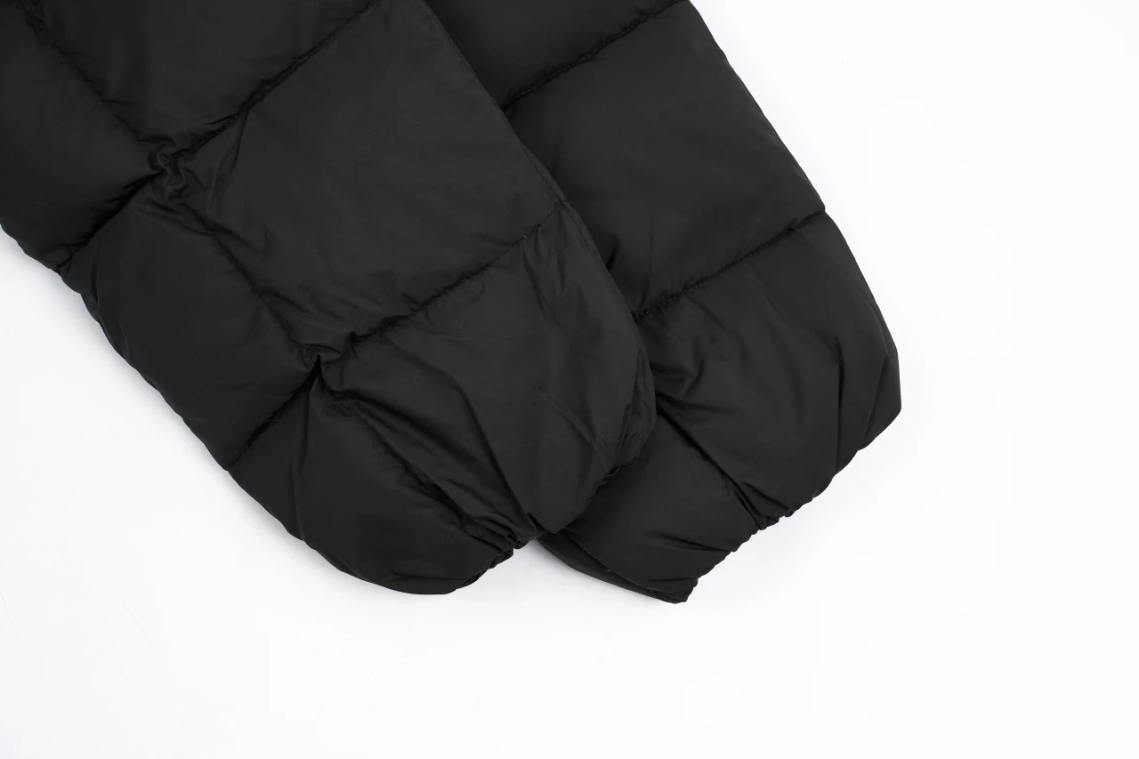 Moncler Black Matte Belted Long Down Coat product photo from LabelPicks