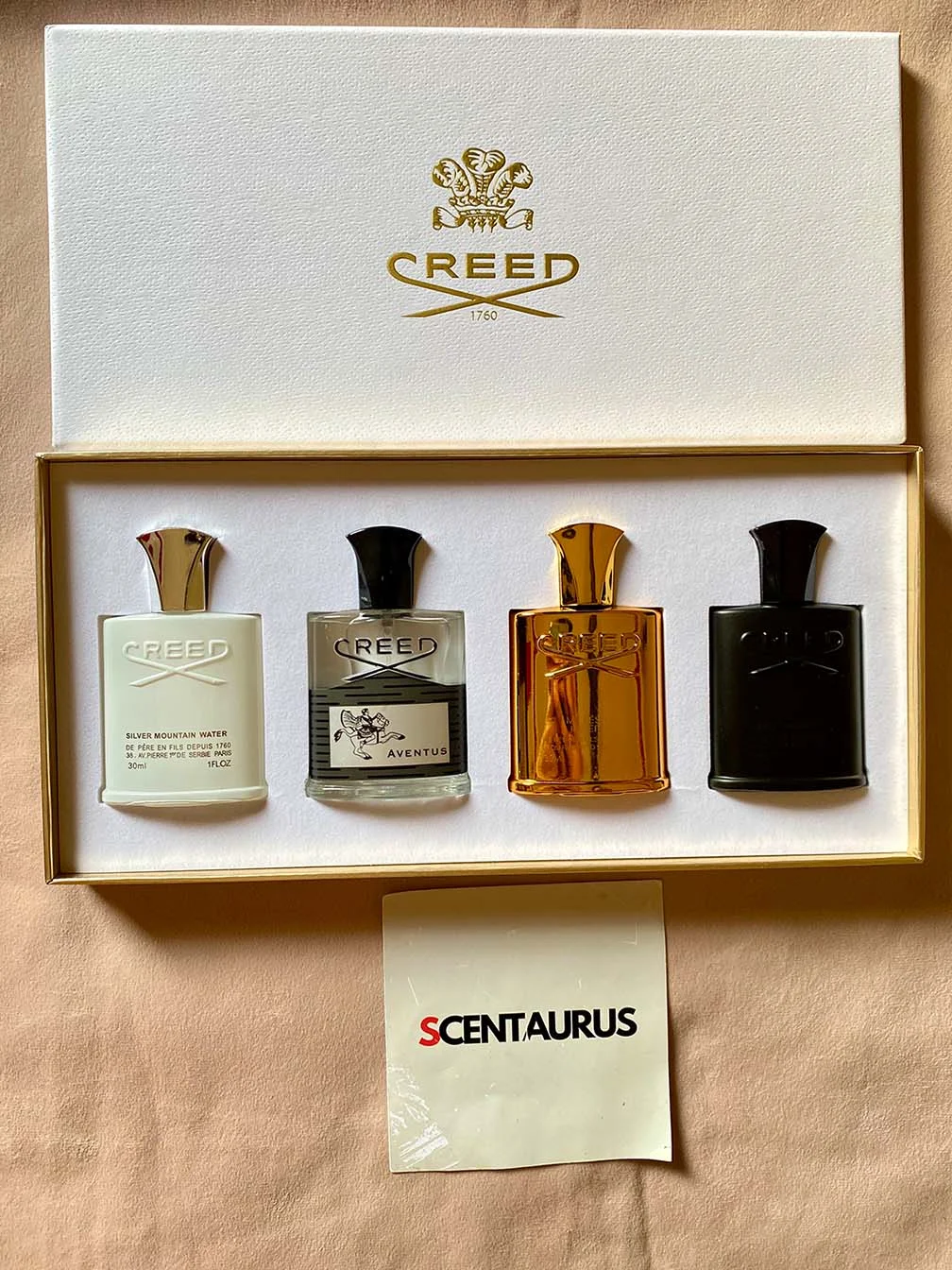 Creed Aventus & Icons Discovery Set – 4 x Men's Perfume Gift Set