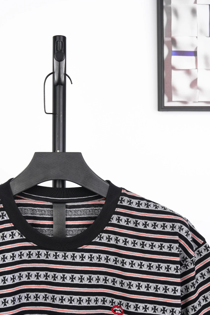 Chrome Hearts White Allover Cross Jacquard T-Shirt product photo from LabelPicks
