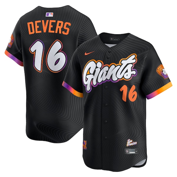 Rafael Devers San Francisco Giants Nike 2025 City Connect Limited Player Jersey - Black