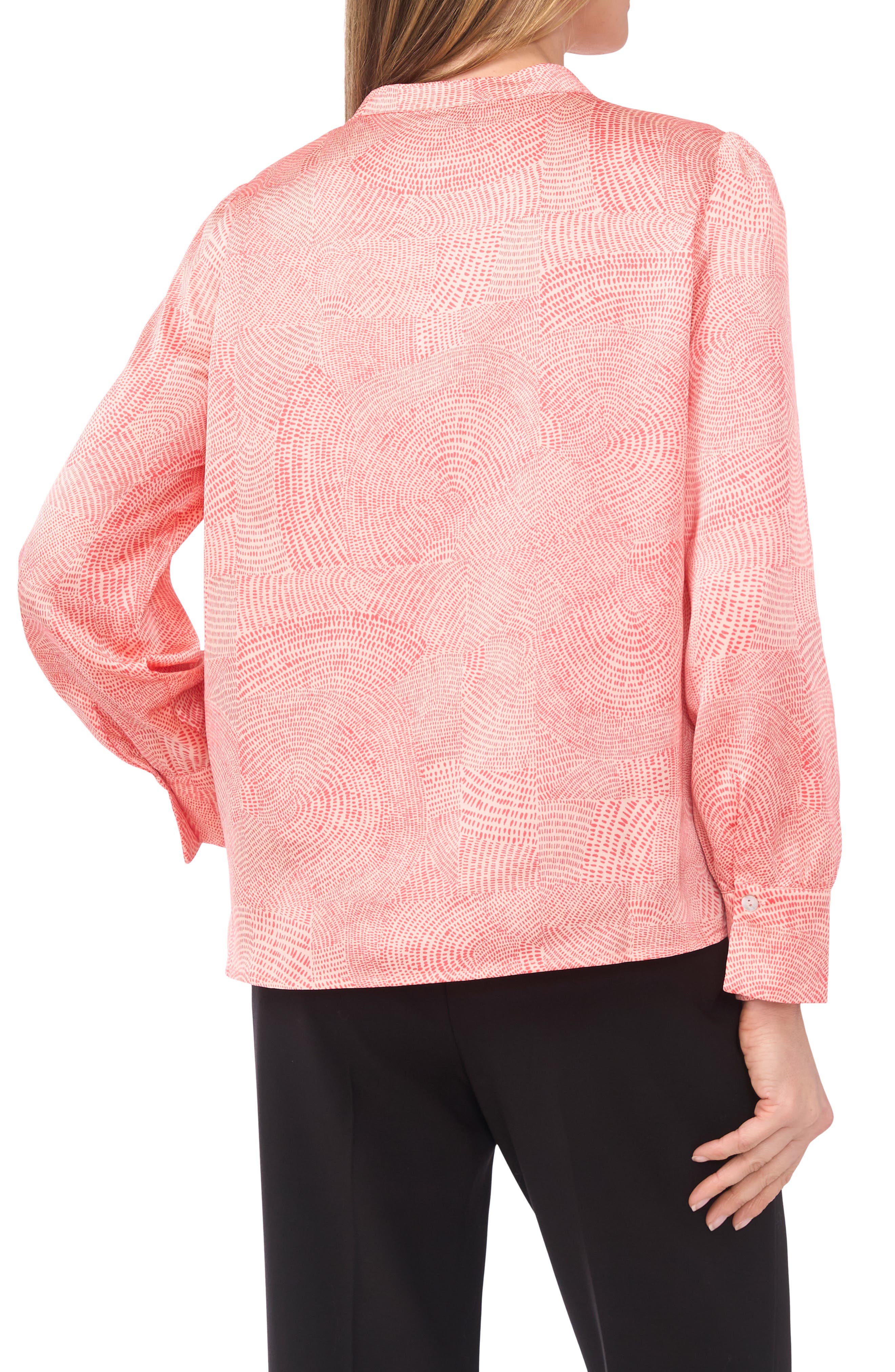 Halogen® Geo Print Woven Shirt