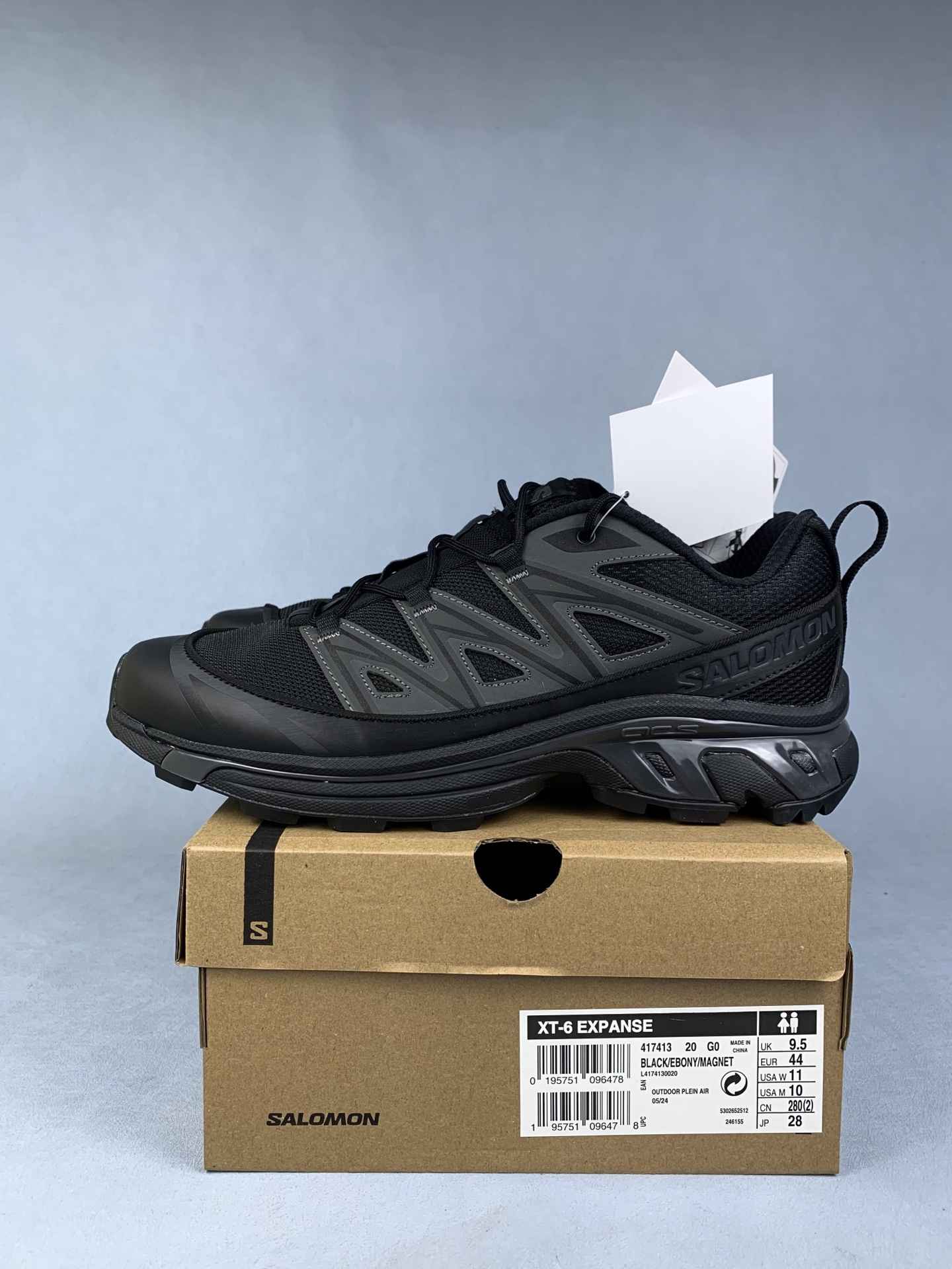 Salomon XT-6 Expanse “Black Ebony” Shoes