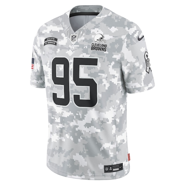 Myles Garrett Cleveland Browns Nike 2024 Salute to Service Limited Jersey - Arctic Camo