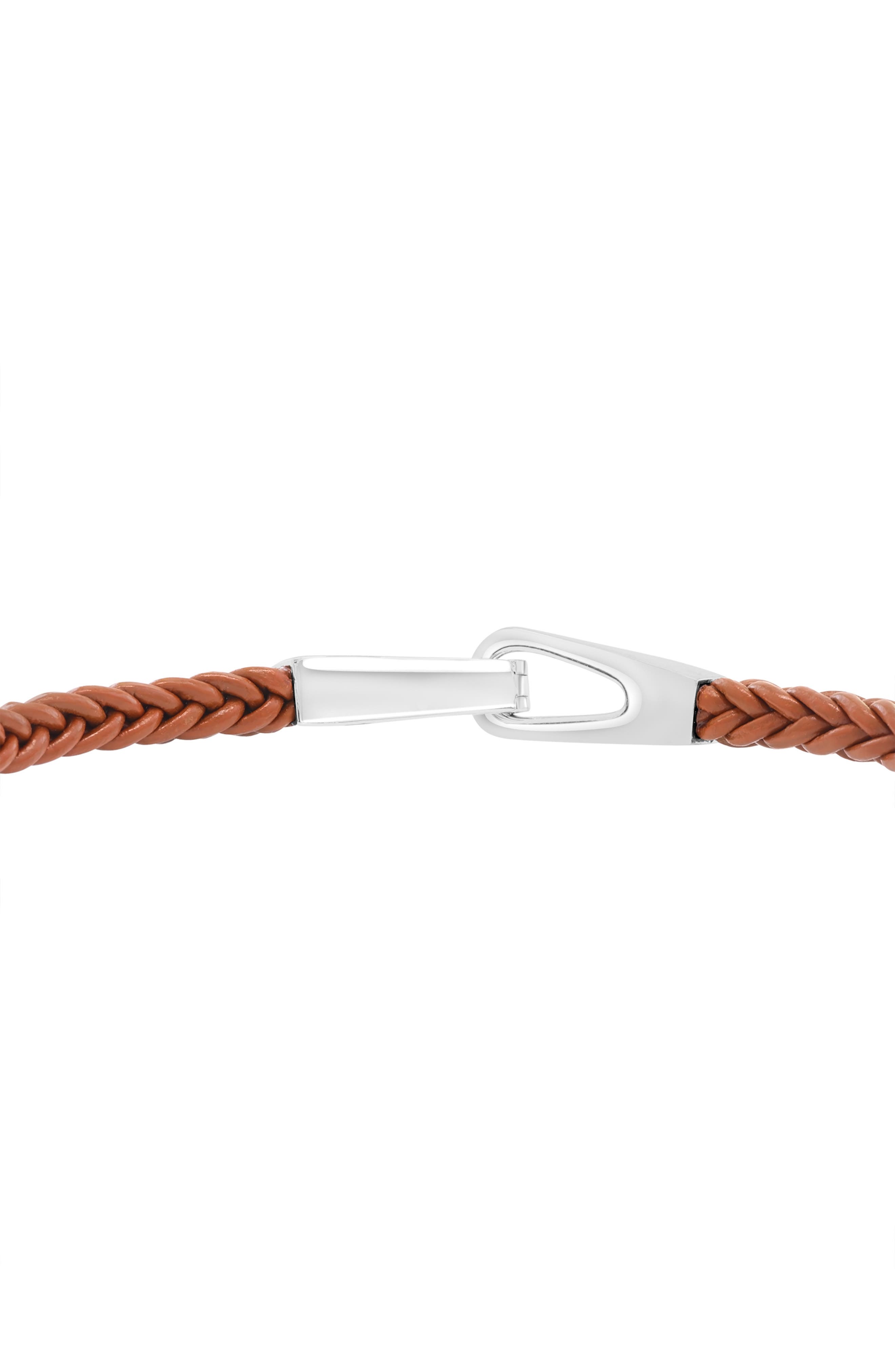 EFFY Sterling Silver & Leather Bracelet