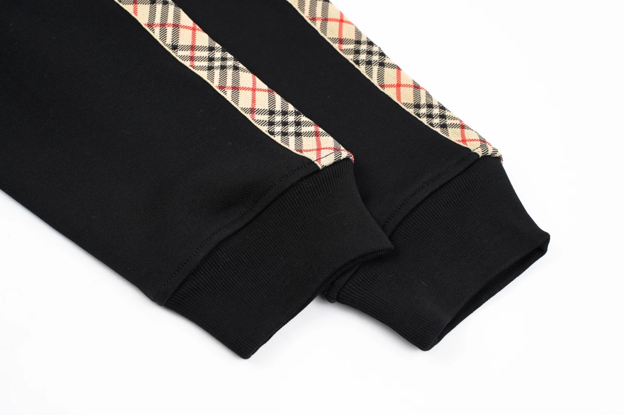 Burberry Black Check Side Rib Sweatshirt product photo from LabelPicks