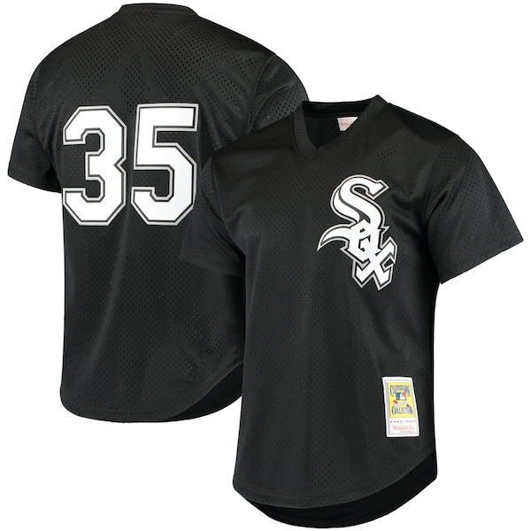 Frank Thomas Chicago White Sox Cooperstown Mesh Batting Practice Jersey - Black