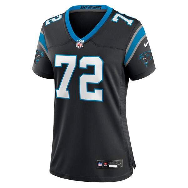 Taylor Moton Carolina Panthers Nike Women's Team Game Jersey - Black