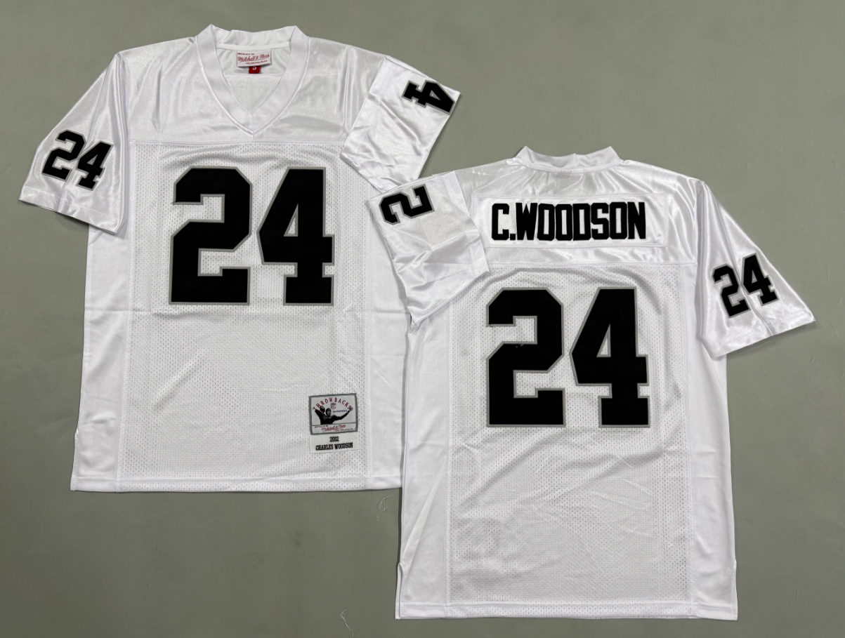 Charles Woodson Las Vegas Raiders Authentic Throwback Retired Player Jersey