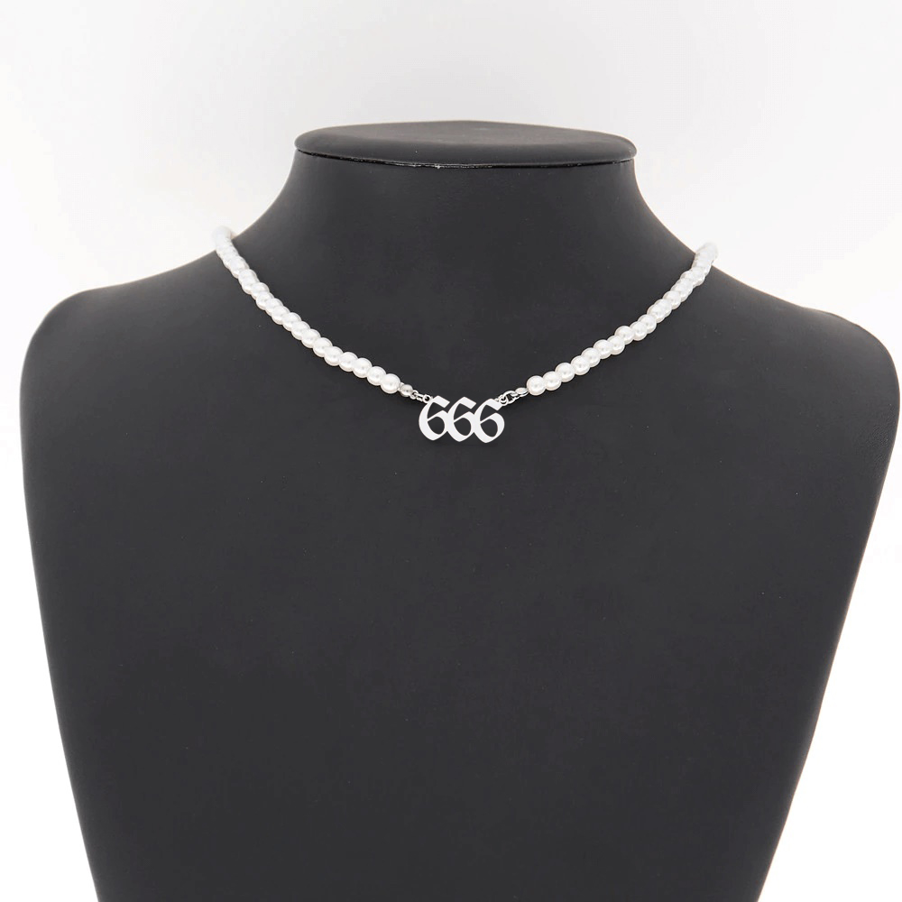 Angel Pearl Number Necklaces 111-999