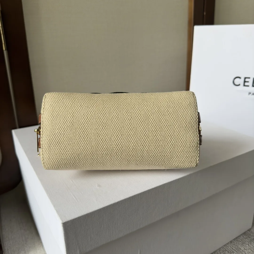 Celine Gold Triomphe Calfskin Shoulder Bag product photo from LabelPicks