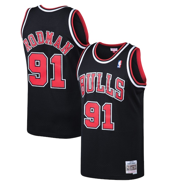 Dennis Rodman Chicago Bulls  1997/98 Hardwood Classics Swingman Jersey - Black
