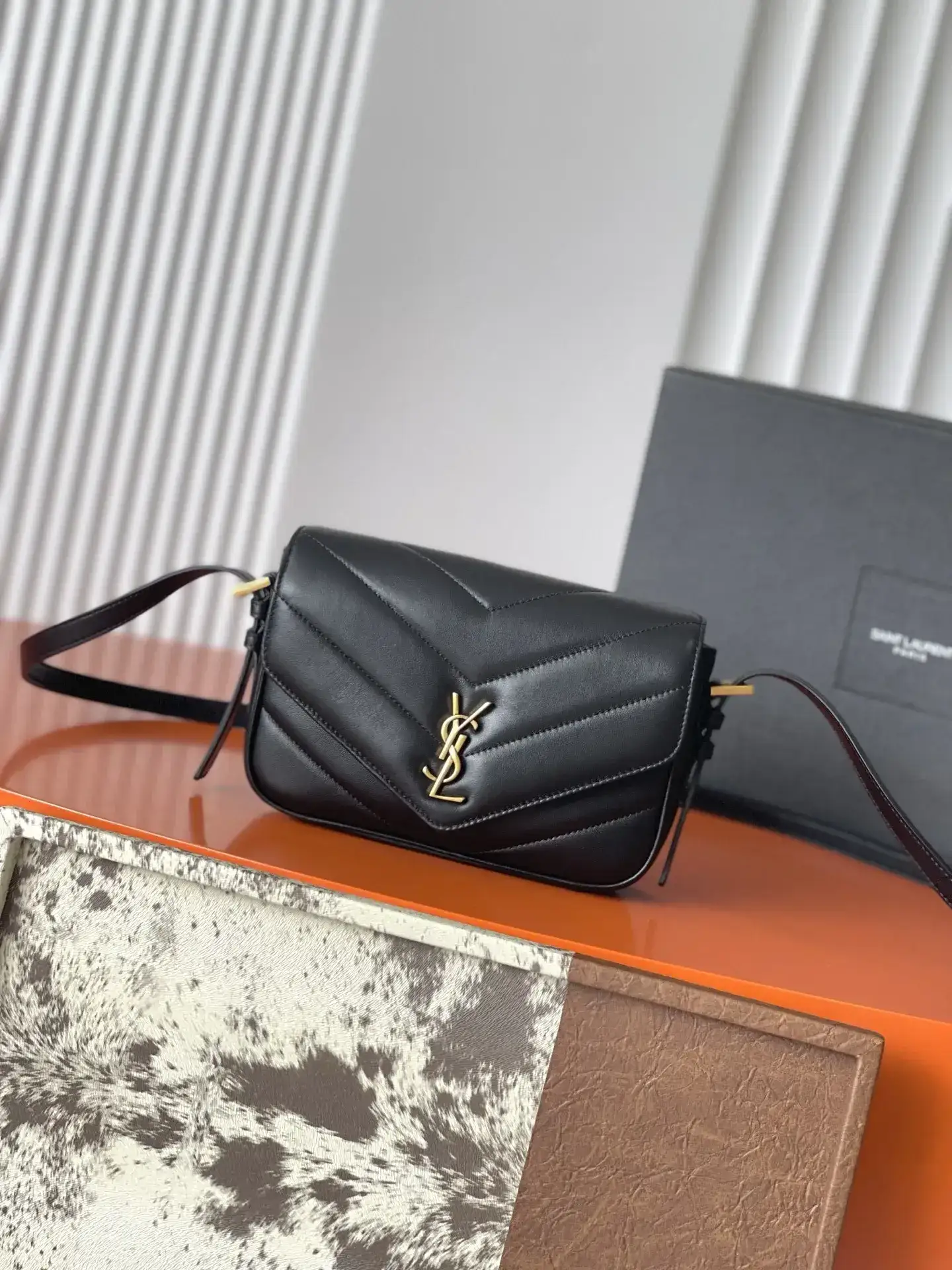 Saint Laurent Quilted Leather Loulou Crossbody Bag product photo from LabelPicks