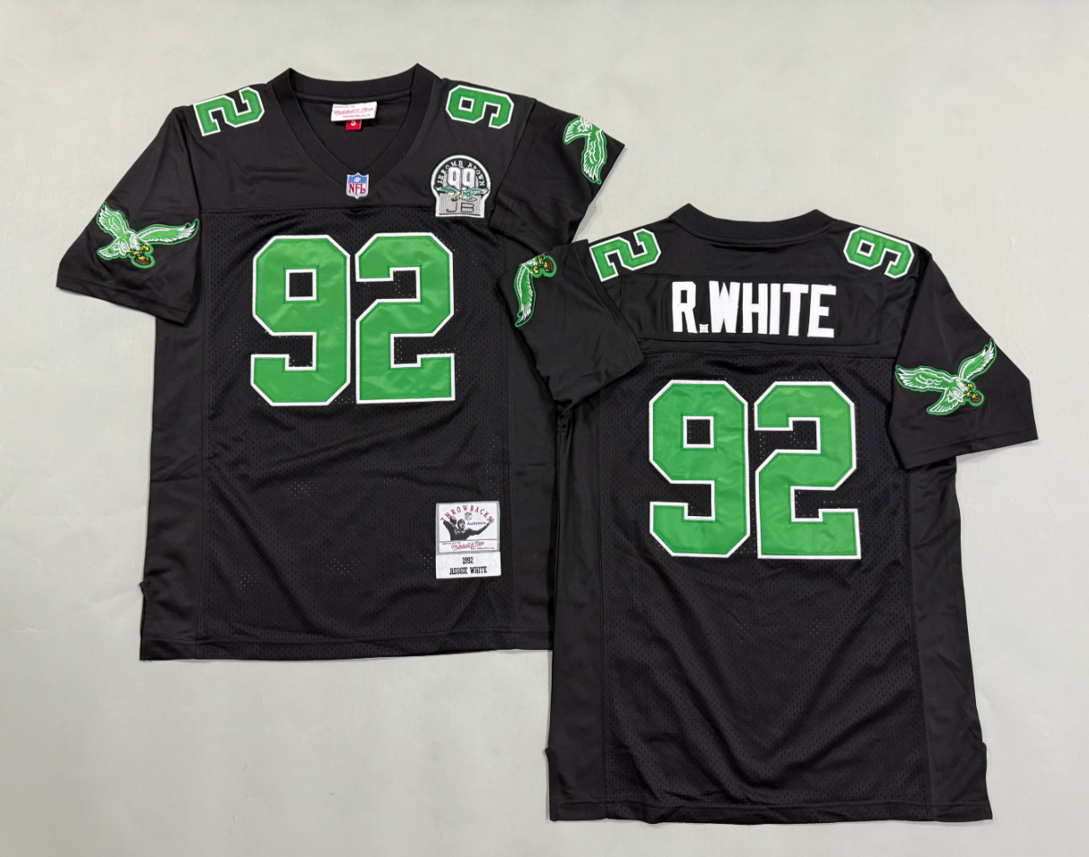 Reggie White Philadelphia Eagles Authentic Throwback Retired Player Jersey