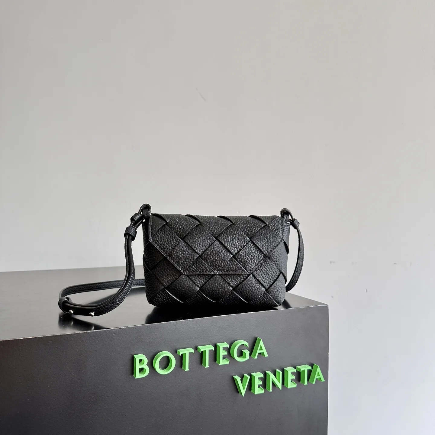 Bottega Veneta Grained Leather Diago Crossbody Bag product photo from LabelPicks