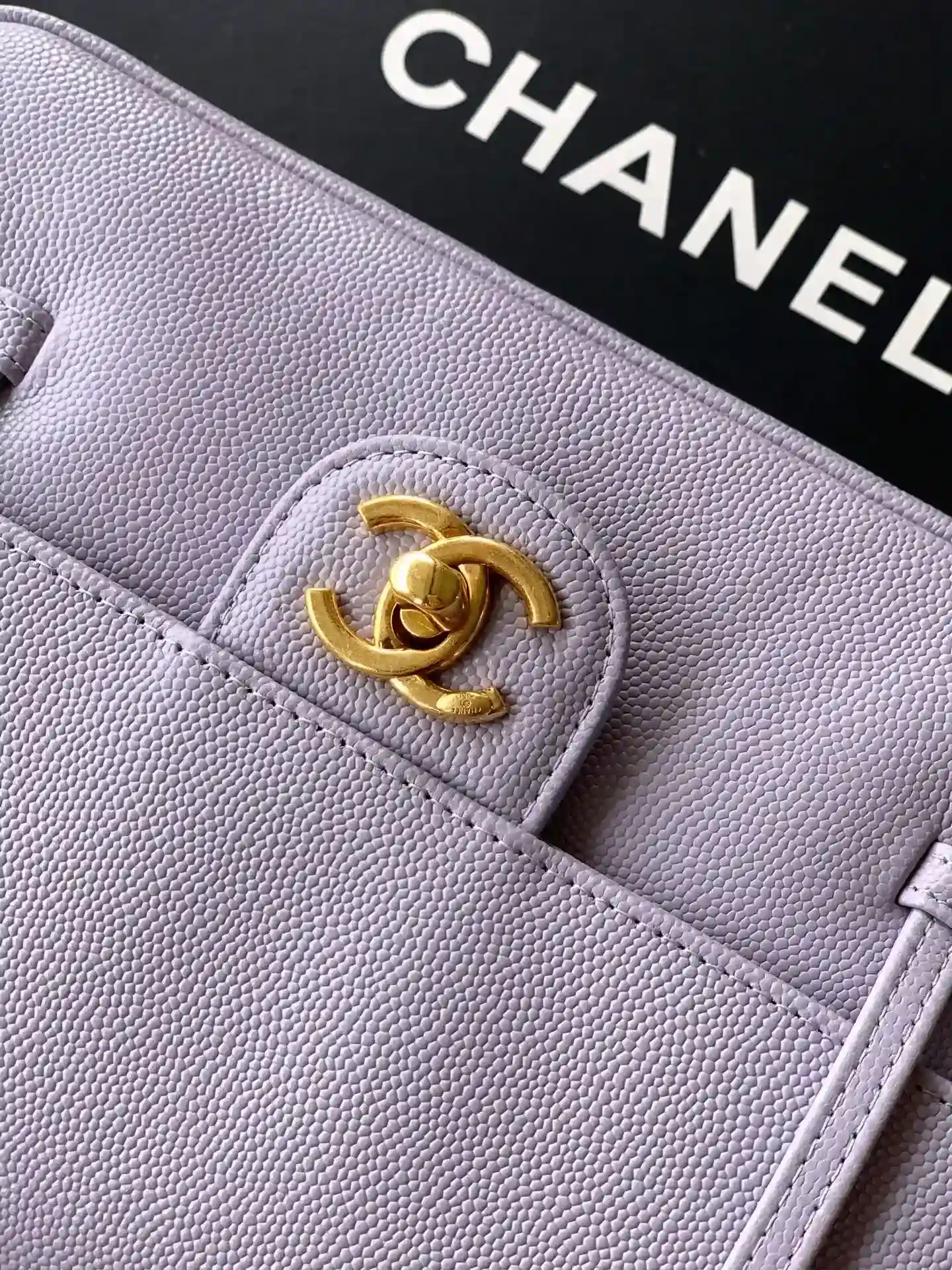 Chanel Grained Leather Top Handle Bag product photo from LabelPicks