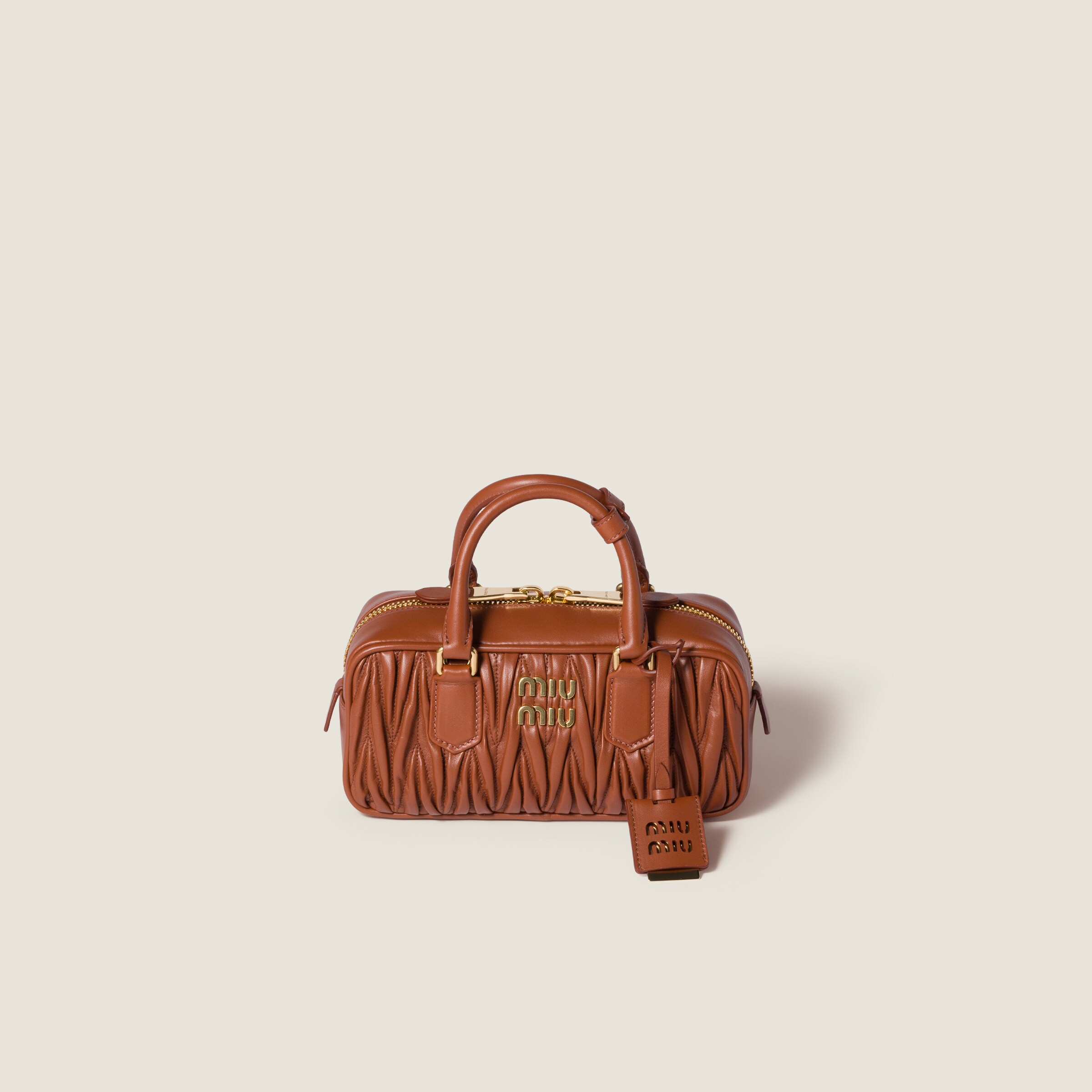 Arcadie matelassé nappa leather bag