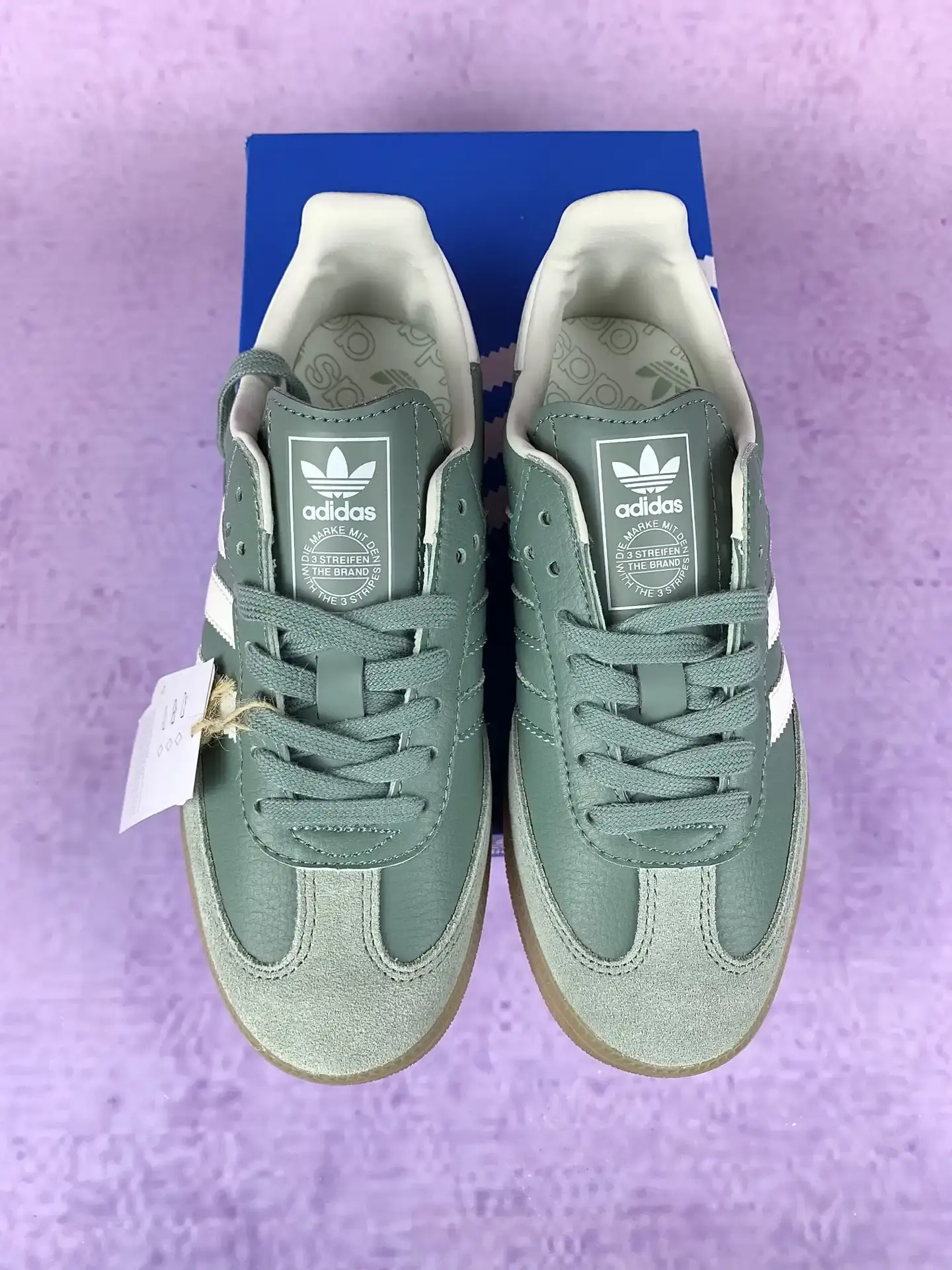 adidas Samba OG Silver Green Gum Shoes product photo from LabelPicks