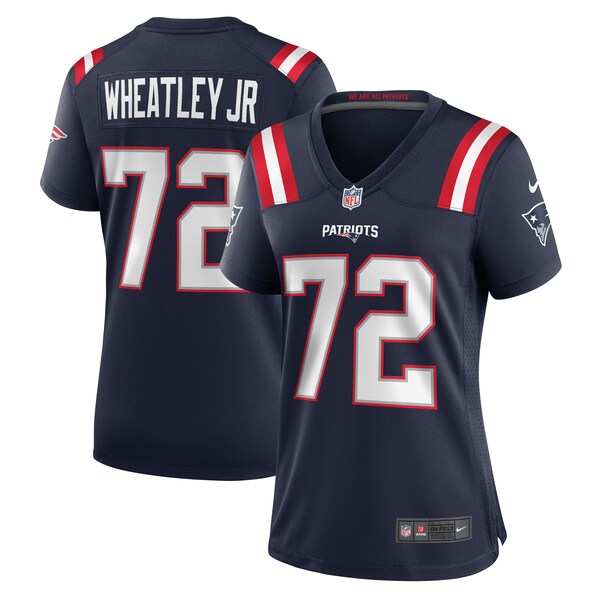 Tyrone Wheatley New England Patriots Nike Women's Team Game Jersey -  Navy