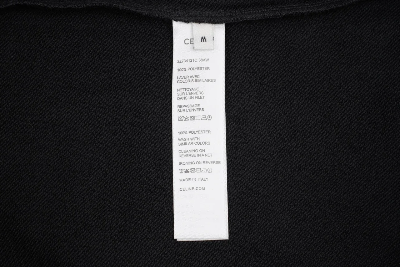 CELINE Black Logo Tape Crewneck Sweatshirt product photo from LabelPicks