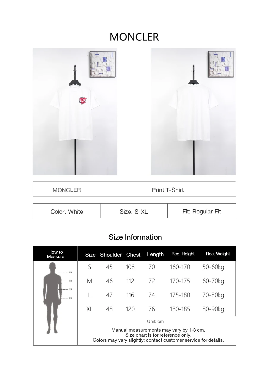 Moncler White 1952 Graffiti Print T-Shirt product photo from LabelPicks