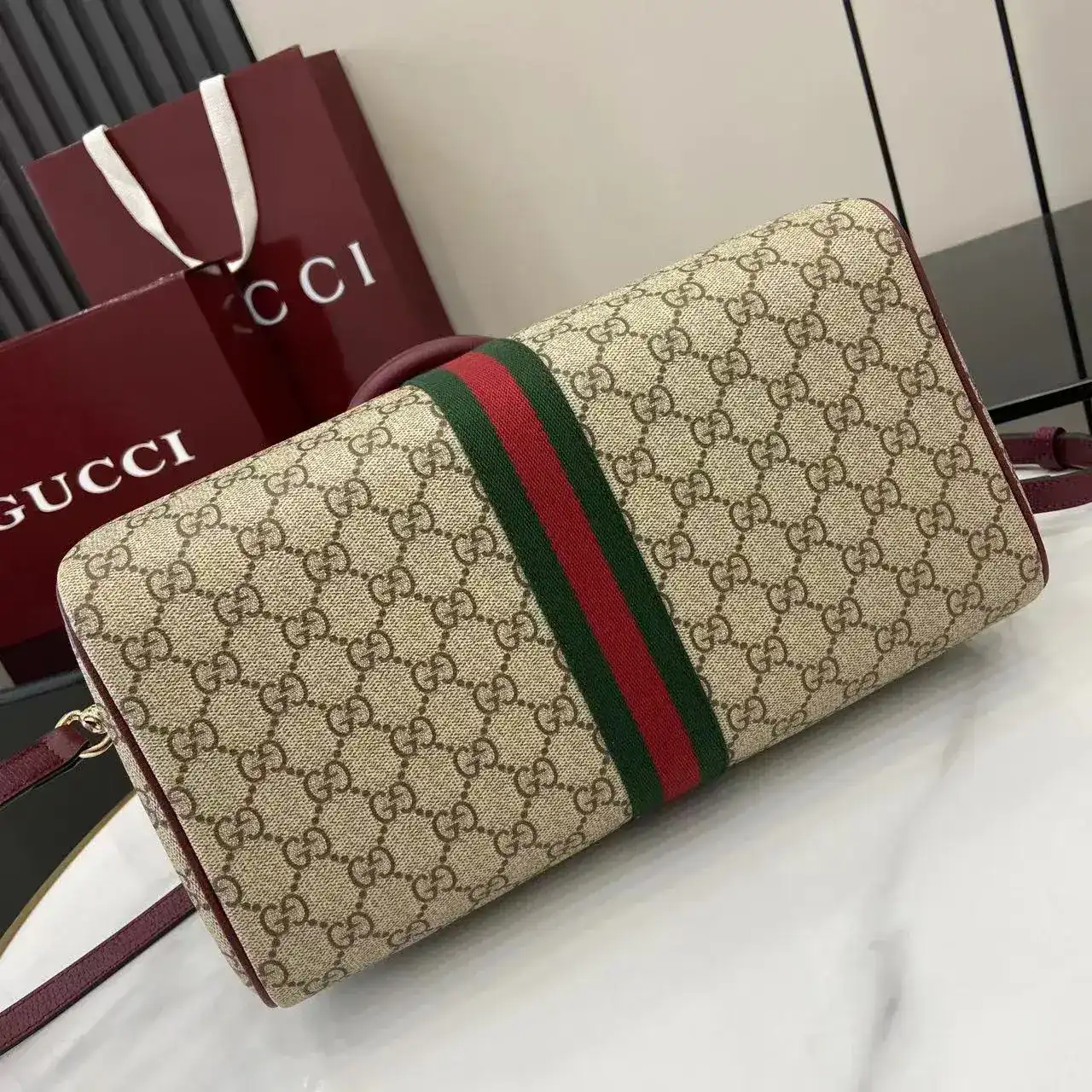 Gucci Brown Ophidia Top Handle Bag product photo from LabelPicks