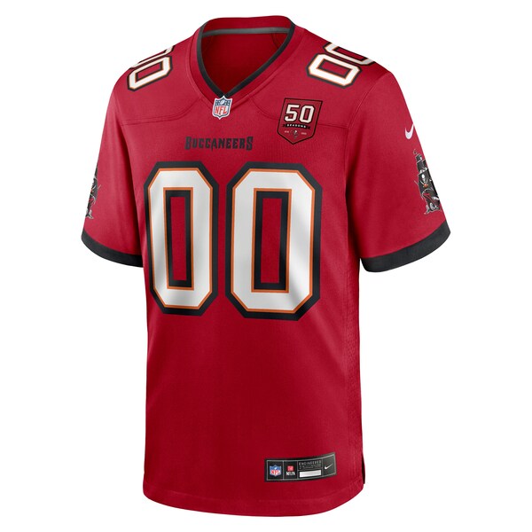 Tampa Bay Buccaneers Nike 50th Season Custom Game Jersey - Red