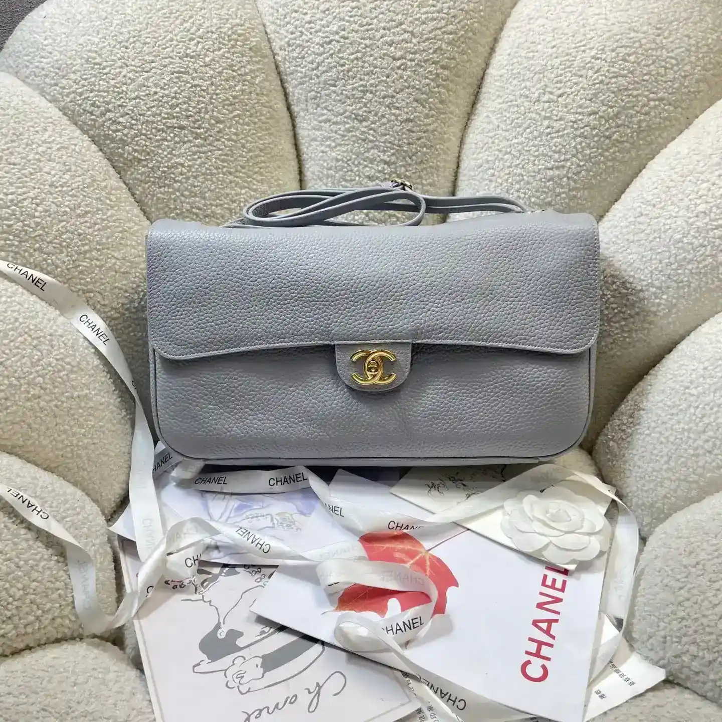 Chanel Grained Leather Classic Flap Tote Bag product photo from LabelPicks
