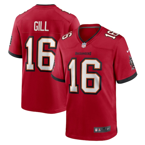Trenton Gill Tampa Bay Buccaneers Nike Team Game Jersey -  Red