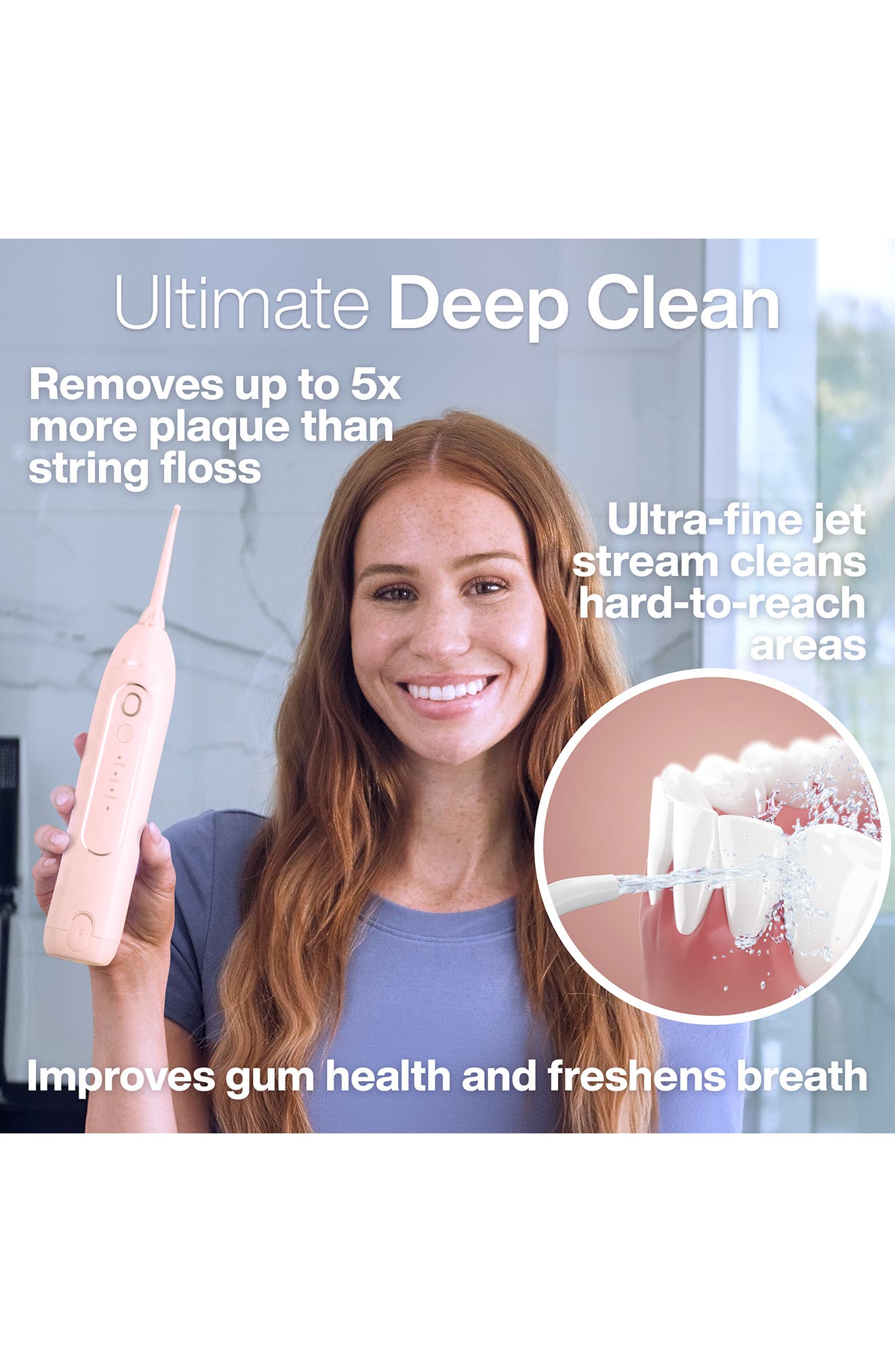 AQUASONIC Icon Electric Toothbrush & Water Flosser Bundle Set