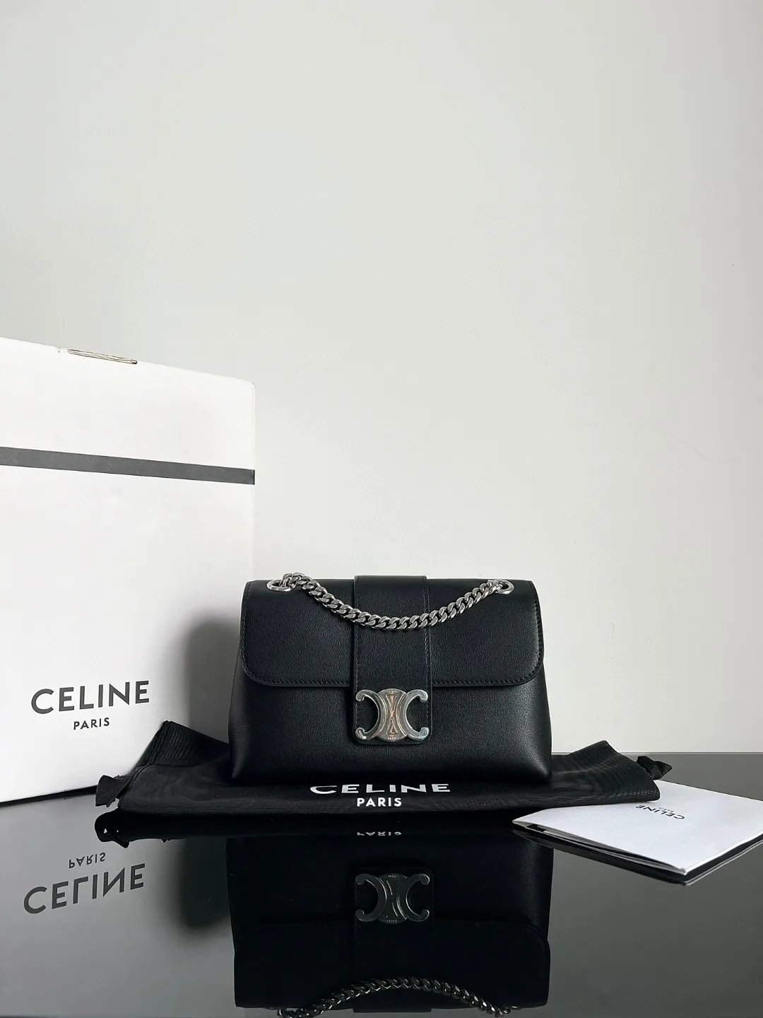 Celine Triomphe Lambskin Crossbody Bag product photo from LabelPicks