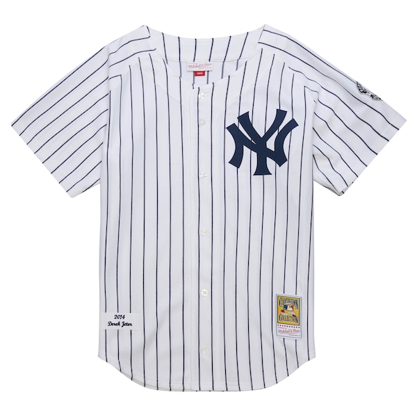 Derek Jeter New York Yankees 2014 Cooperstown Collection Authentic Throwback Jersey - White