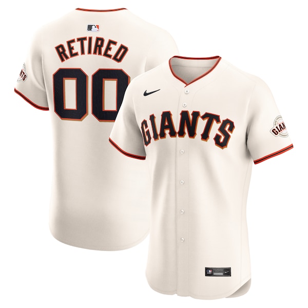 San Francisco Giants Nike Home Elite Pick-A-Player Retired Roster Jersey - Cream