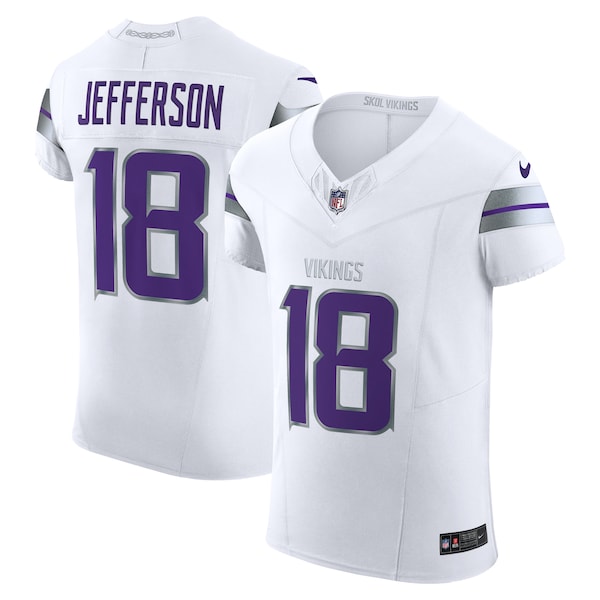 Justin Jefferson Minnesota Vikings Nike Alternate Vapor F.U.S.E. Elite Player Jersey - White