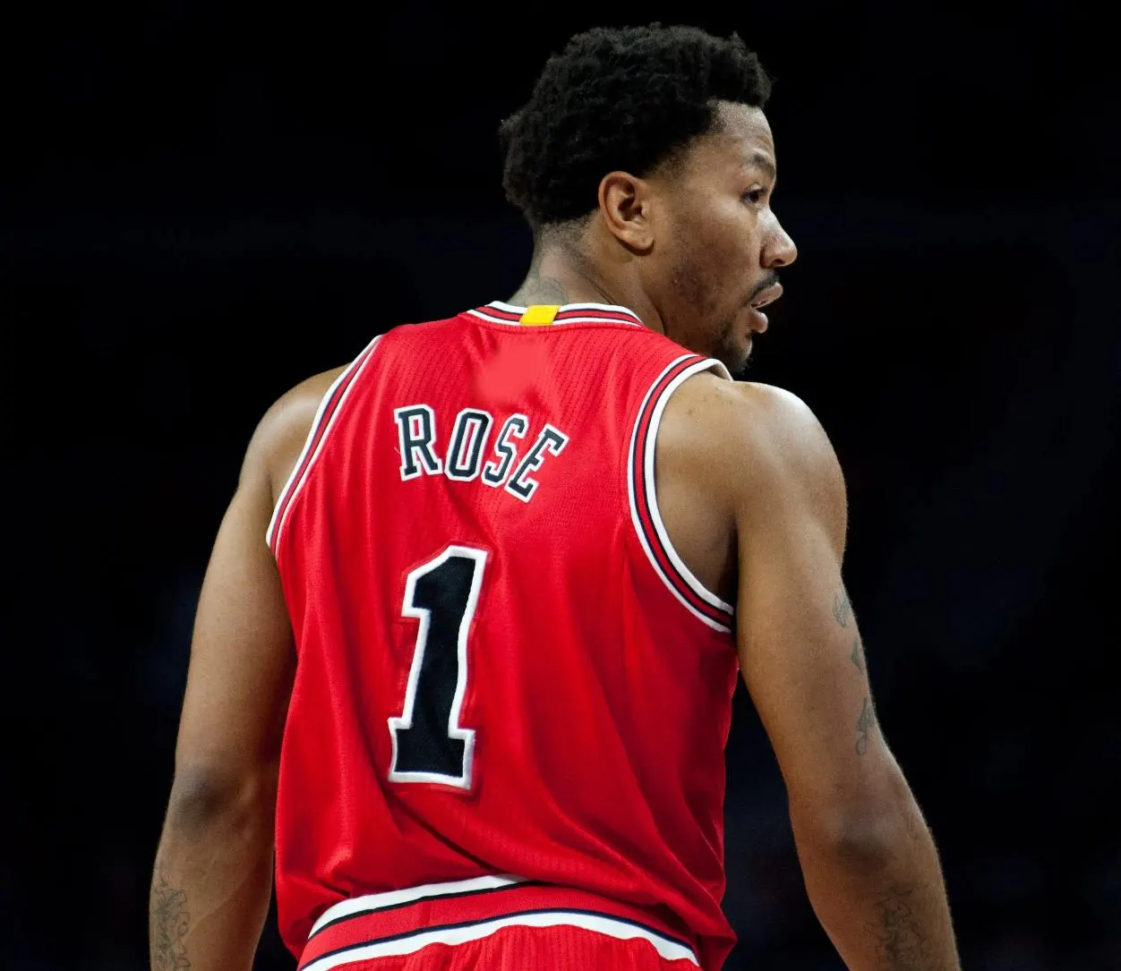 Derrick Rose SIGNED Signature Chicago Bulls Red Home Shirt/Jersey - COA 15/16 Retro