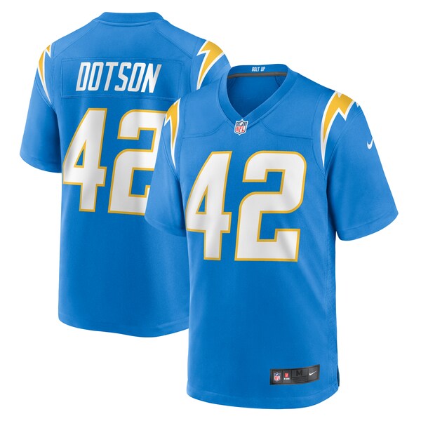 Elijah Dotson Los Angeles Chargers Nike Team Game Jersey -  Powder Blue