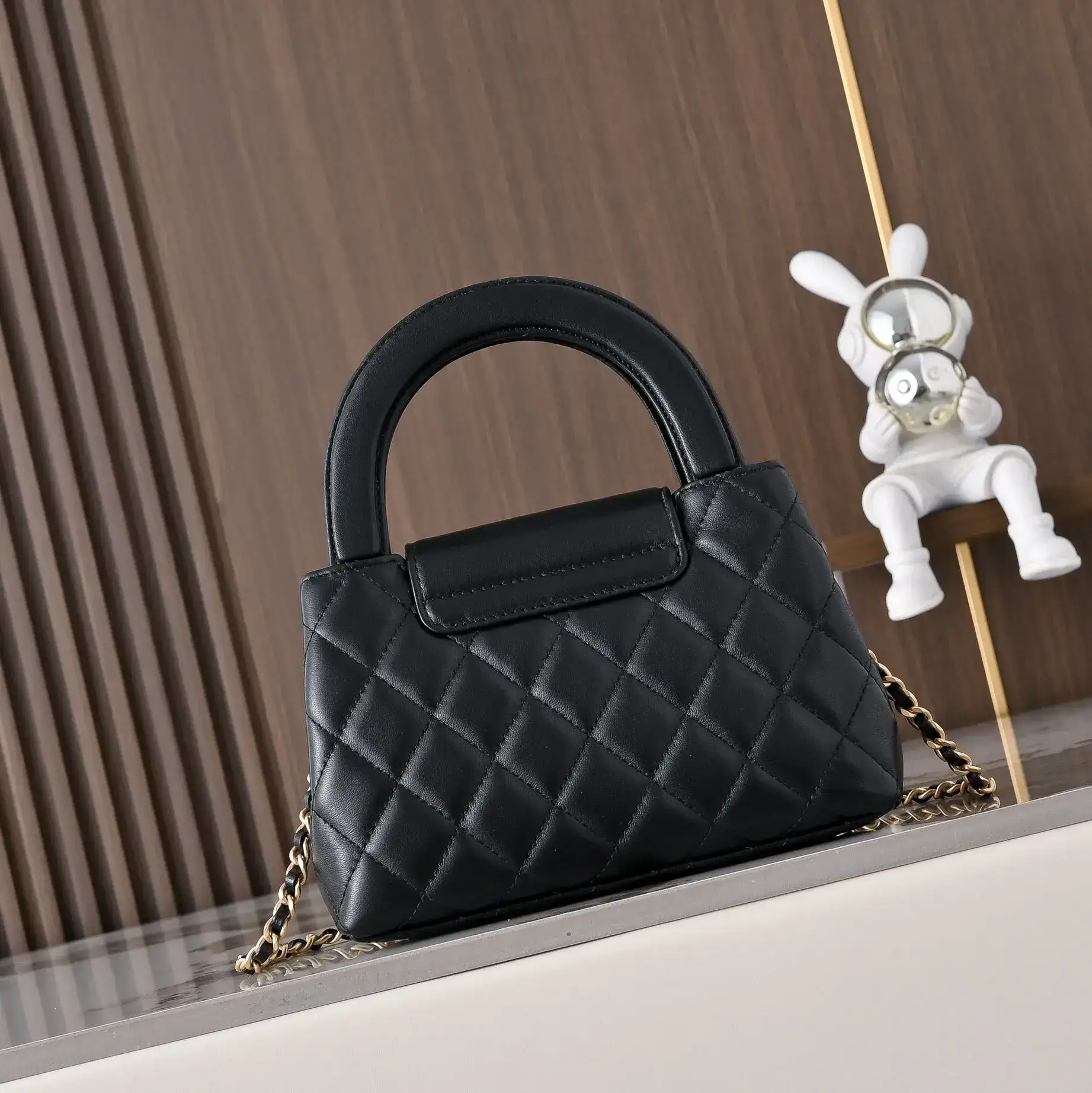 Chanel Black Lambskin Top Handle Bag product photo from LabelPicks