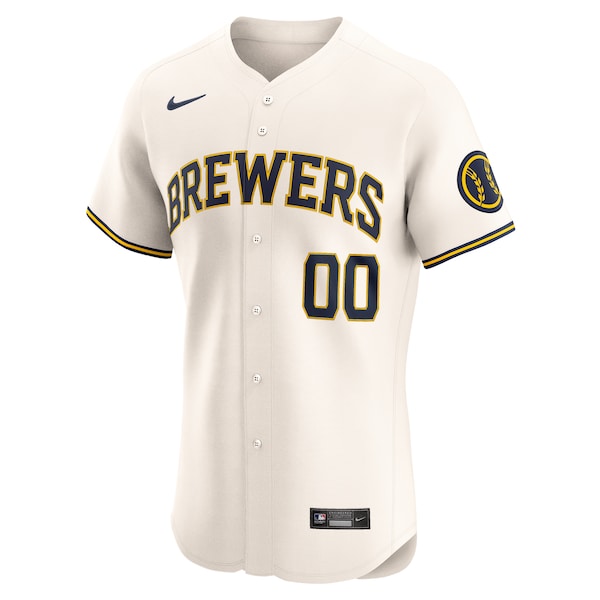 Milwaukee Brewers Nike Home Elite Pick-A-Player Retired Roster Jersey - Cream