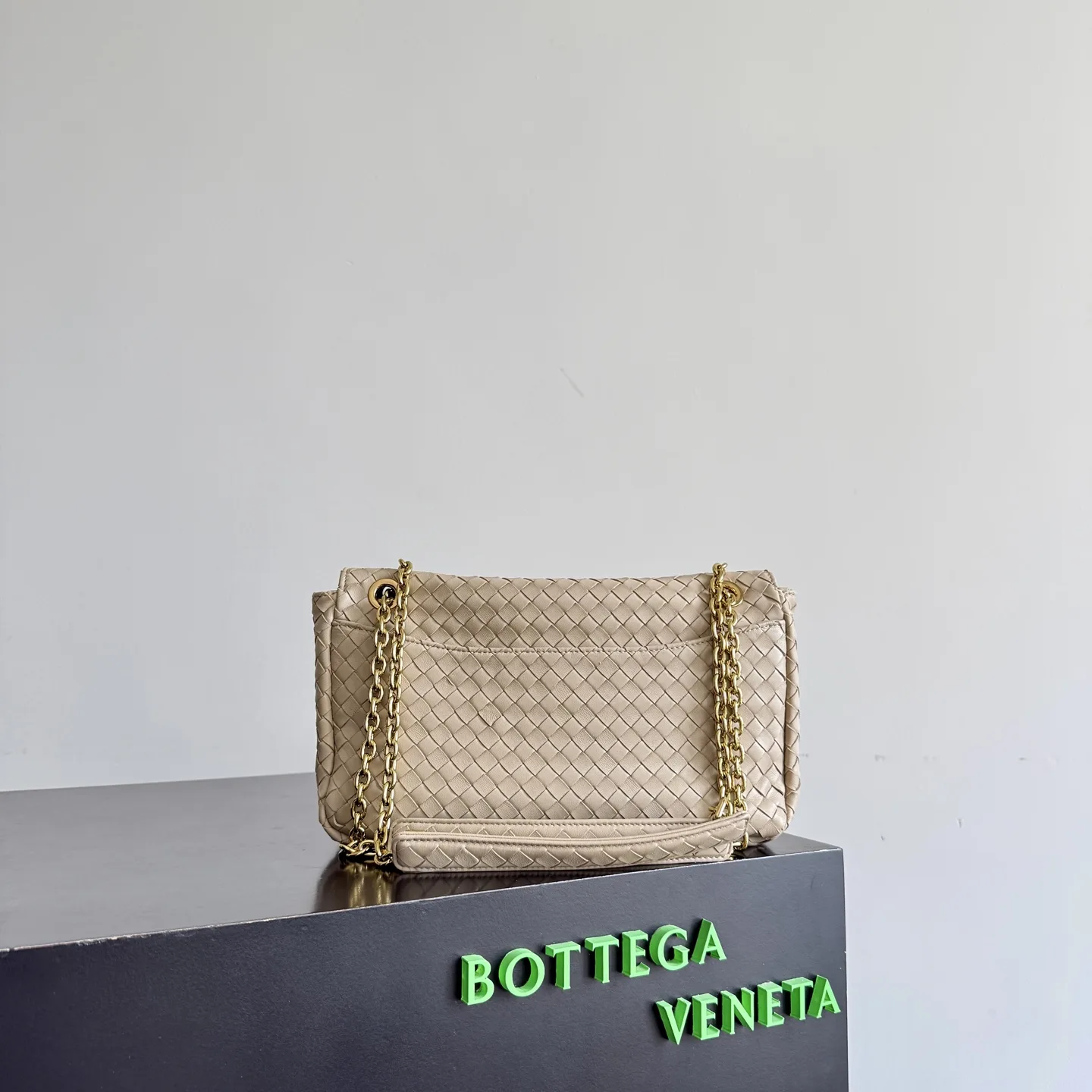 Bottega Veneta Intrecciato Woven Leather Shoulder Bag product photo from LabelPicks