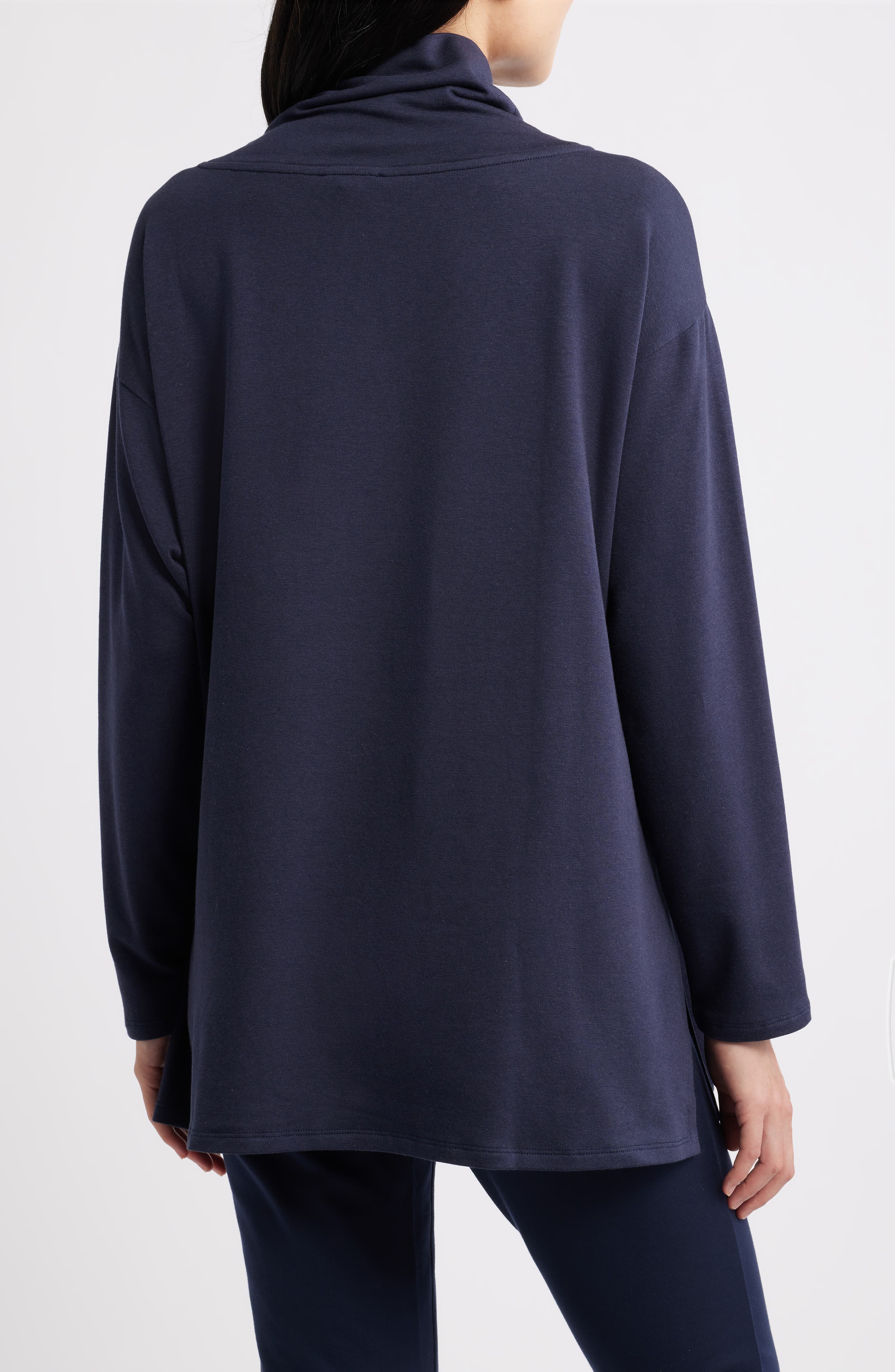 Eileen Fisher Cowl Neck Knit Top