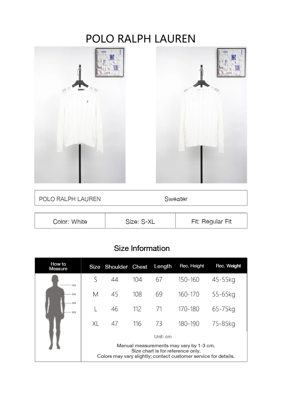 Ralph Lauren White Cable-Knit Cotton Crewneck Sweater product photo from LabelPicks