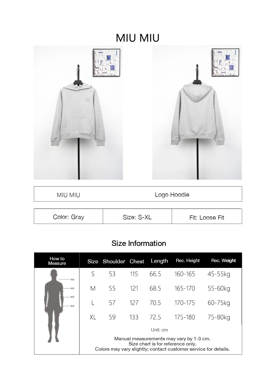 Miu Miu Heather Grey Cropped Hoodie product photo from LabelPicks